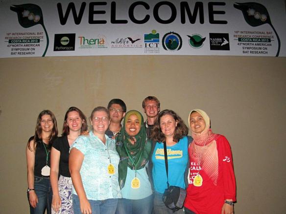 From left to right - Colleen, Marina, Kendra, Joe, Julie, Nick, Tigga, Ain